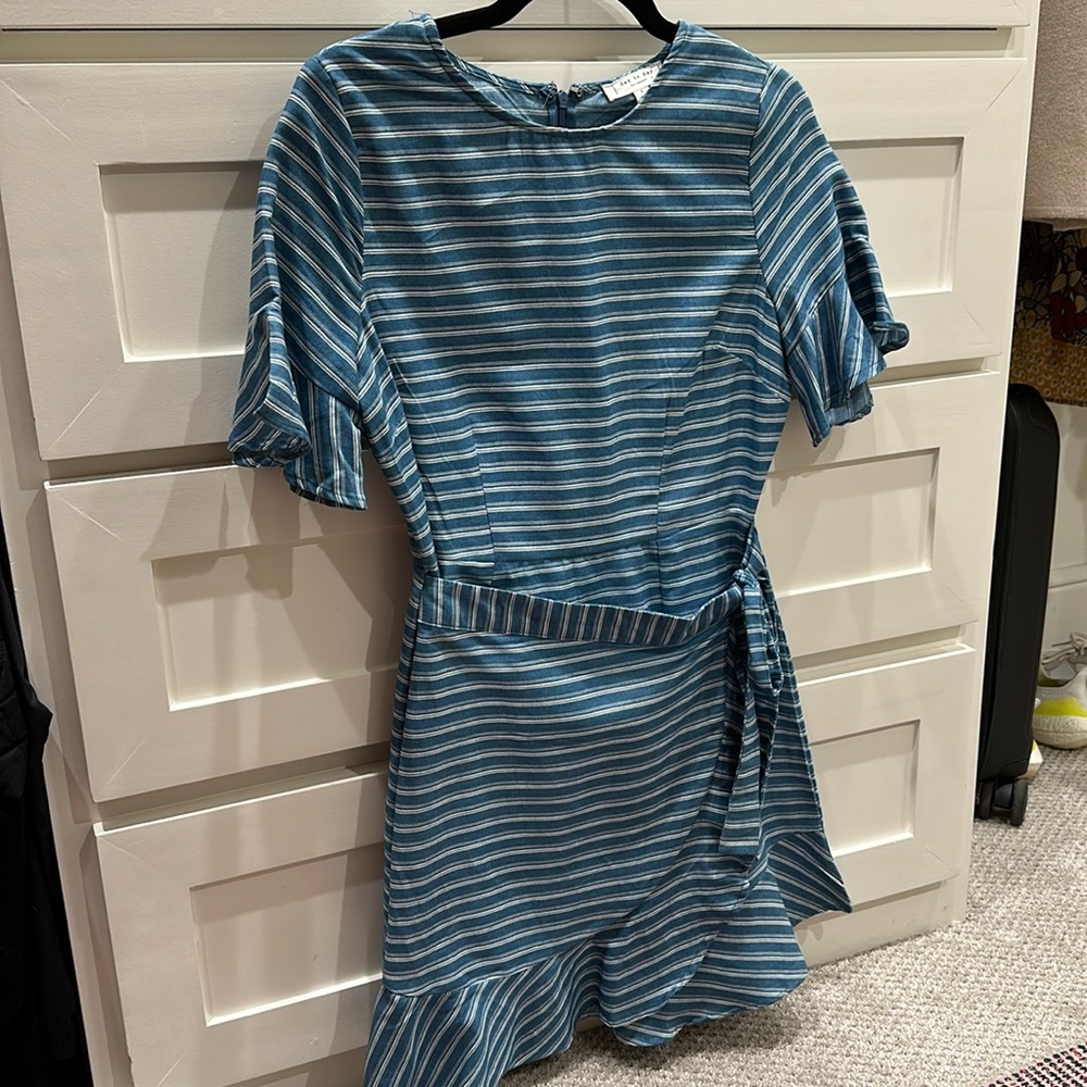 Blue Wrap Dress